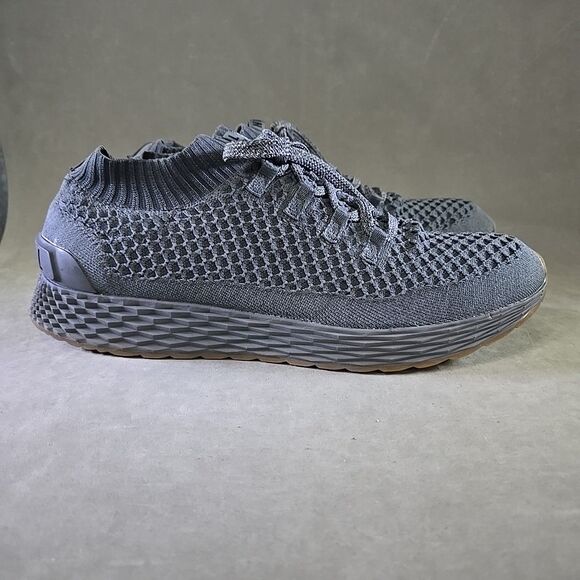 Nobull Diamond Knit Trainer Gray Gum Sole Running Shoes Sneakers Mens Sz 15 EUC - Picture 7 of 10